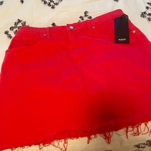 Hudson denim mini skirt
